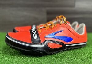 Brooks Women's PR Sprint 11.38 Fiery Coral Spikes Running Shoes.‎ Size 8